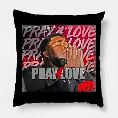 Rod Wave Pray For Love Throw Pillow Official Rod Wave Merch