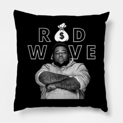 Rw Vintage Throw Pillow Official Rod Wave Merch