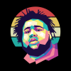 Rodwave In Wpap Style Retro Tapestry Official Rod Wave Merch