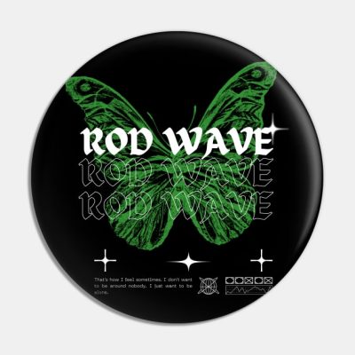 Rod Wave Butterfly Pin Official Rod Wave Merch