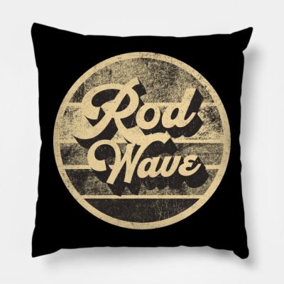 Rod Wave Art Drawing Throw Pillow Official Rod Wave Merch