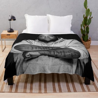 Rod Tatto Throw Blanket Official Rod Wave Merch
