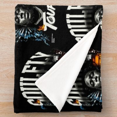 Rod Wave Soulfly Tour, T - Shirt Throw Blanket Official Rod Wave Merch