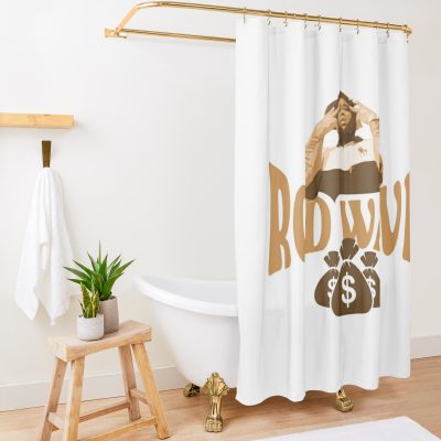Rod Wave In Style Shower Curtain Official Rod Wave Merch