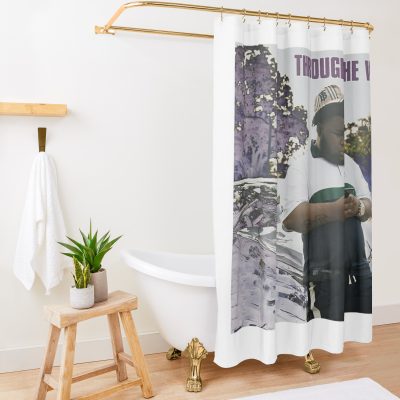Old Car Vintage Shower Curtain Official Rod Wave Merch