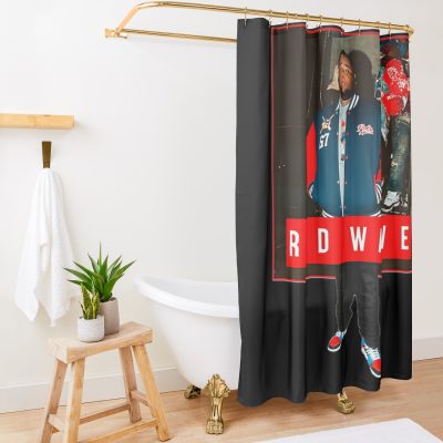 Rod Wave Tee Shower Curtain Official Rod Wave Merch