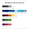 tank top color chart - Rod Wave Merch